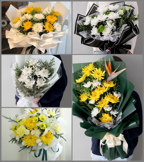 广东东莞市大岭山镇水朗村白事花束代送